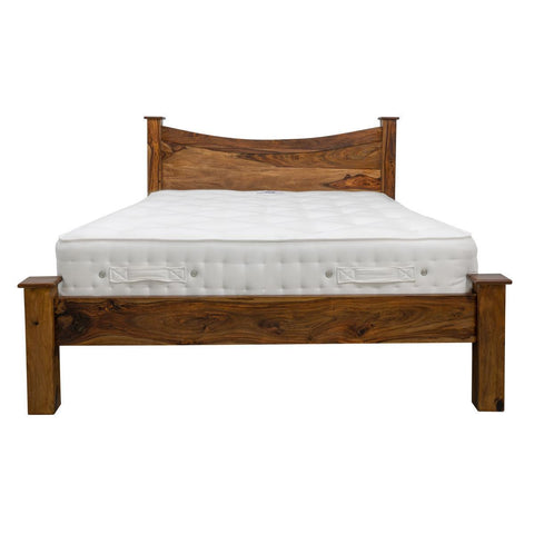 Mehran Contemporary Sheesham Wood Carved Bed #14 - Duraster 