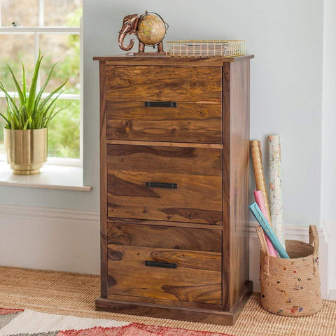 Mehran Contemporary Sheesham Wood Dresser Cabinet #2 - Duraster 