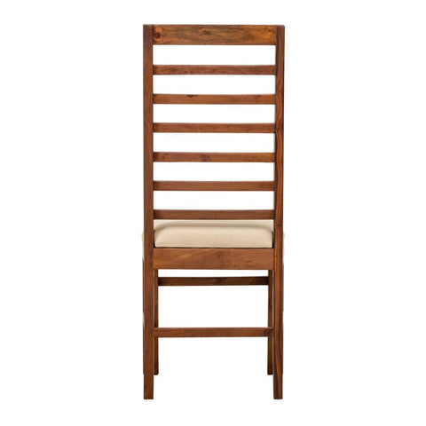 Mehran Contemporary Sheesham Wood Upholstered Chair #3 - Duraster 