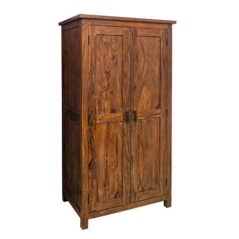 Mehran Contemporary Sheesham Wood Wardrobe #12 - Duraster 
