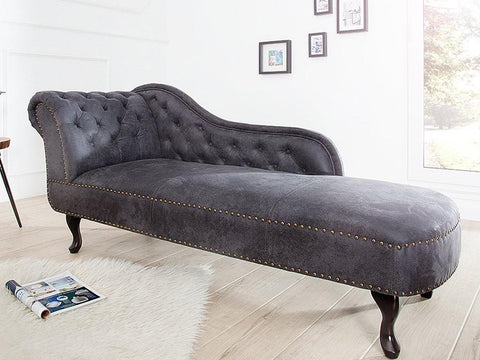 Norwich Vintage Gray Chesterfield Lounge #47 - Duraster 