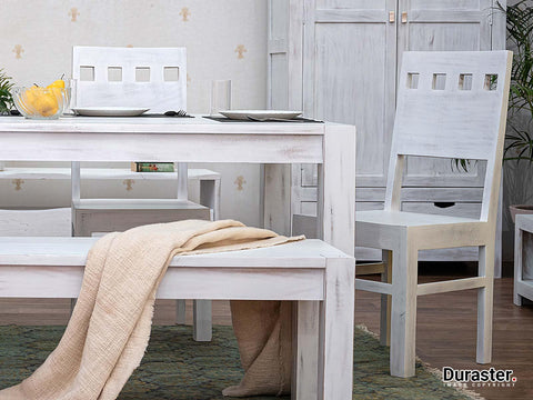 Novo Distress Solid Acacia wood Chair #1 - Duraster 