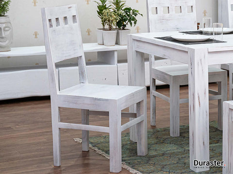 Novo Distress Solid Acacia wood Chair #1 - Duraster 