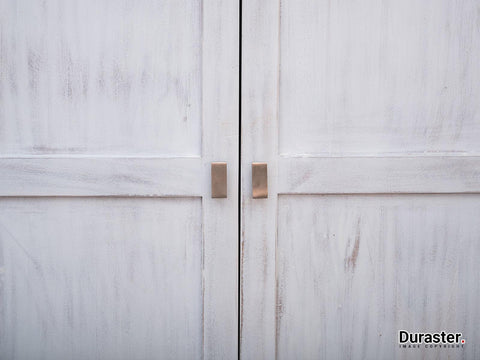 Novo Distress Solid Acacia wood Wardrobe Cabinet #1 - Duraster 