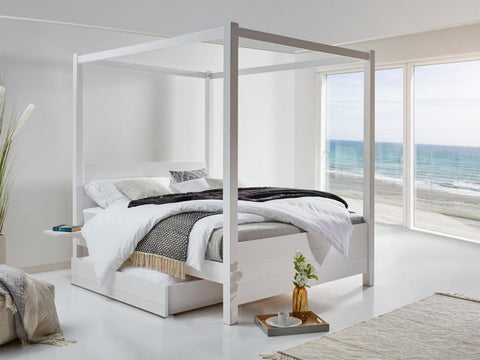 Novo Premium Solid Acacia Wood Four-Poster Bed #2 - Duraster 