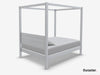 Novo Premium Solid Acacia Wood Four-Poster Bed #2 - Duraster 