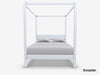 Novo Premium Solid Acacia Wood Four-Poster Bed #2 - Duraster 