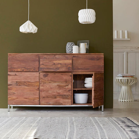 Rome Solid Sheesham Sideboard #1 - Duraster 