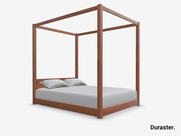 Preyas Solid Sheesham Wood Four-Poster Bed #27 - Duraster 
