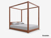 Preyas Solid Sheesham Wood Four-Poster Bed #27 - Duraster 