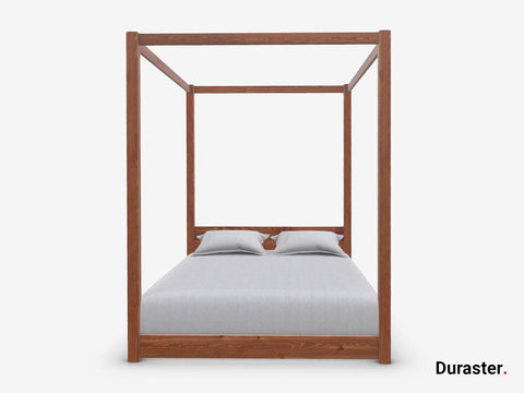 Preyas Solid Sheesham Wood Four-Poster Bed #27 - Duraster 