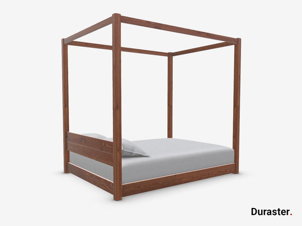 Preyas Solid Sheesham Wood Four-Poster Bed #27 - Duraster 