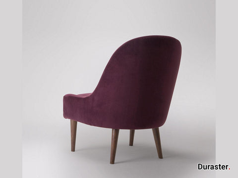 Elemantray Solid Wood Fabric Upholstered Chair #5 - Duraster 