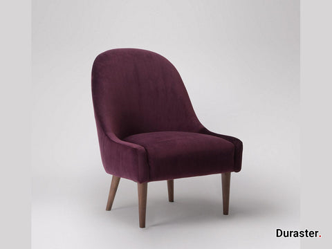 Elemantray Solid Wood Fabric Upholstered Chair #5 - Duraster 