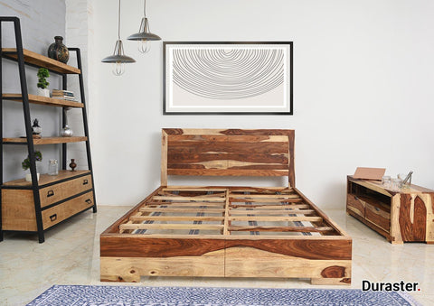 Sheesham Wood Queen Size Bed