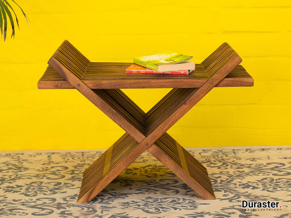 Rotterdam Modern Acacia wood Side table#1 - Duraster 