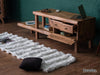 Hawkin Stylish Acacia wood Handmade Live Edge T.V. Unit #1 - Duraster 