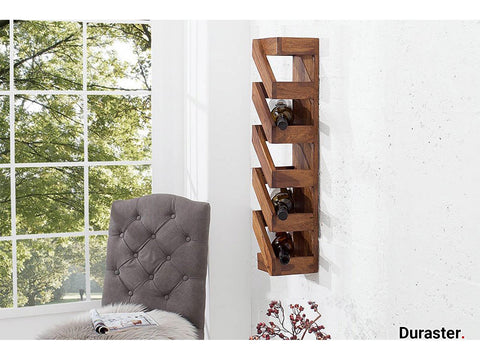 Bottle-Rack Wall Shelves