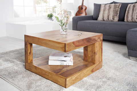 Torpedo Modern Sheesham Wood Coffee Table#2 - Duraster 