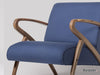 Elemantray Solid Wood Fabric Upholstered Chair #3 - Duraster 