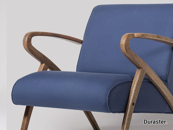 Elemantray Solid Wood Fabric Upholstered Chair #3 - Duraster 