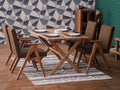 Hawkin Solid wood Handmade Live Edge Dining Set #1 - Duraster 