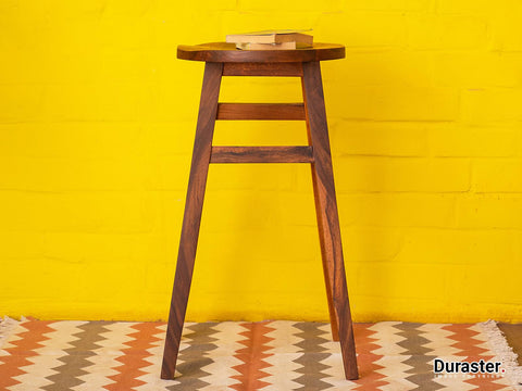 Vismit Modern Sheesham wood Bar Stool #1 - Duraster 