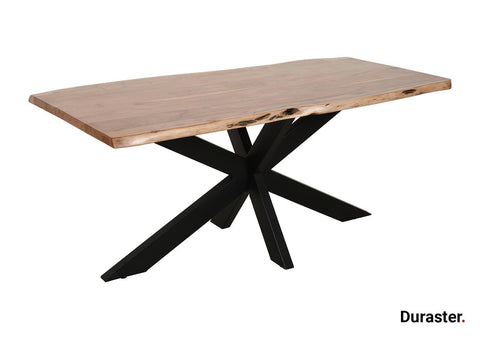 Verge Modern Acacia Live Edge Dining Set #2 - Duraster 
