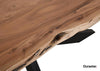 Verge Modern Acacia Live Edge Dining Table #1 - Duraster 