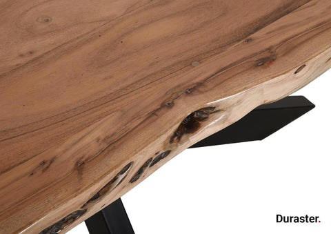 Verge Modern Acacia Live Edge Dining Set #2 - Duraster 