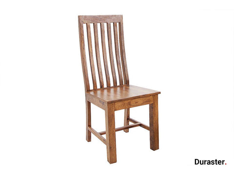Torpedo Modern Sheesham Wood Dining Chair#2 - Duraster 
