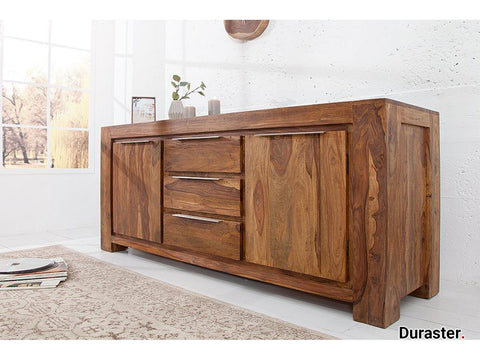 Torpedo Modern Sheesham Wood Sideboard#1 - Duraster 