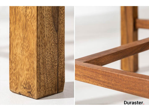 Torpedo Modern Sheesham Wood Dining Chair#1 - Duraster 