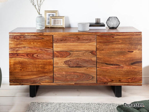 Torpedo Modern Sheesham Wood Sideboard#2 - Duraster 