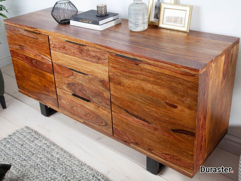 Torpedo Modern Sheesham Wood Sideboard#2 - Duraster 