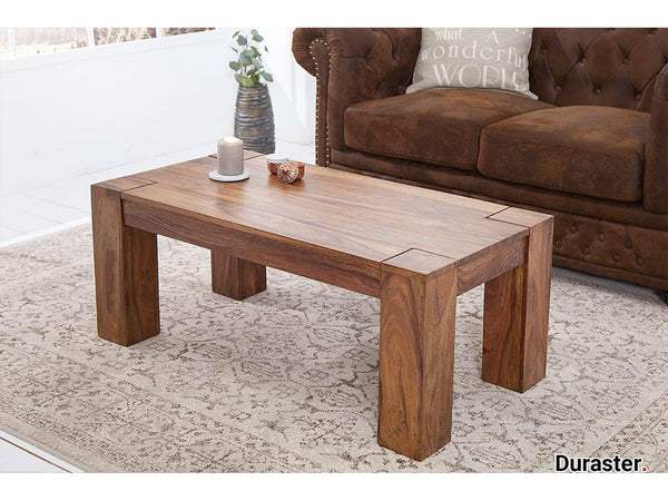 Torpedo Modern Sheesham Wood Coffee Table #3 - Duraster 