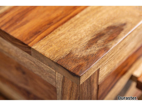 Torpedo Modern Sheesham Wood Sidetable#2 - Duraster 