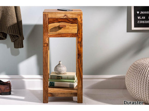 Sheesham Wood Bedside Table