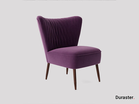 Elemantary Solid Wood Fabric Upholstered Chair #9 - Duraster 