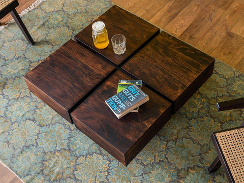 Tuscany Modern Acacia wood Coffee Table #1 - Duraster 