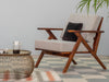 Ummed Modern Sheesham wood loungeChair#4 - Duraster 