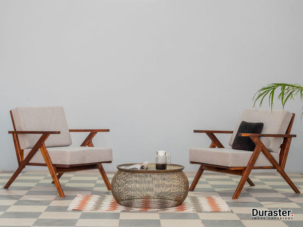 Ummed Modern Sheesham wood loungeChair#4 - Duraster 