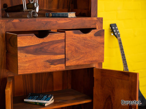 Ummed Modern Sheesham Wood Buffet Cabinet#9 - Duraster 