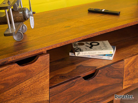 Ummed Modern Sheesham Wood TV Unit #14 - Duraster 