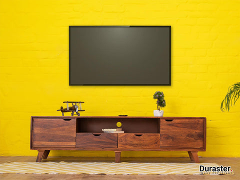 Ummed Modern Sheesham Wood TV Unit #14 - Duraster 