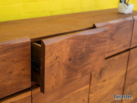 Ummed Solid Acacia wood Elegant Sideboard Cabinet - Duraster 