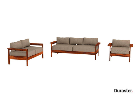 Ummed Modern Wooden Sofa Set #3 - Duraster 