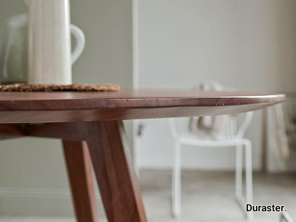 Vasco Simplistic Sheesham wood Round Dining Table#1 - Duraster 