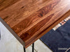 Torpedo Solid Sheesham wood TopDining Table with Hairpin legs #4 - Duraster 