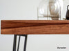 Torpedo Solid Sheesham wood TopDining Table with Hairpin legs #4 - Duraster 